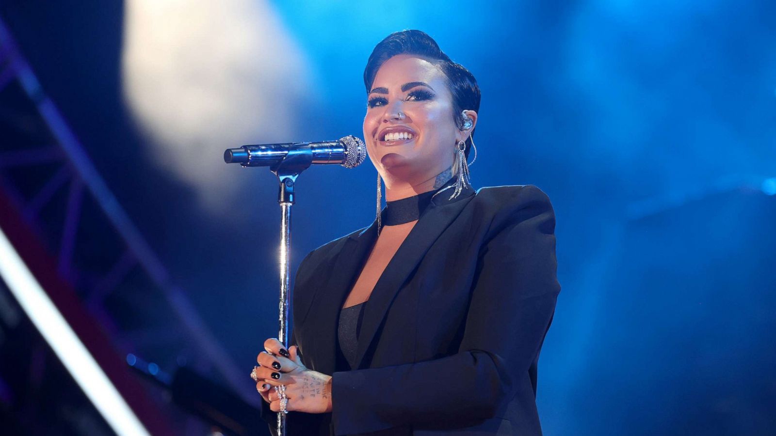 PHOTO: Demi Lovato performs onstage during Global Citizen Live on Sept. 25, 2021 in Los Angeles.