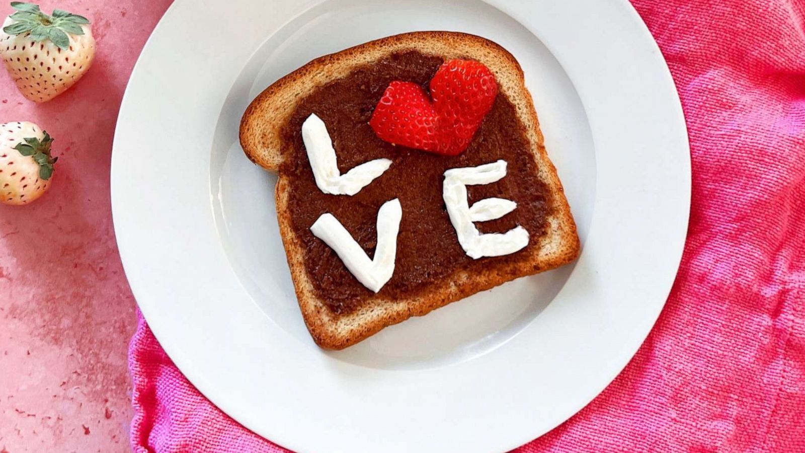 PHOTO: Love toast with cinnamon sugar and cream cheese.