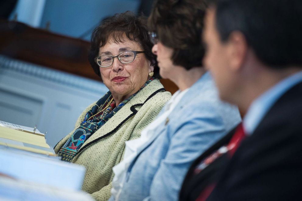 PHOTO: Rep. Nita Lowey, D-N.Y., is seen during a House Appropriations Homeland Security Subcommittee markup of the FY2019 Homeland Security Appropriations bill, July 19, 2018, in Washington D.C.