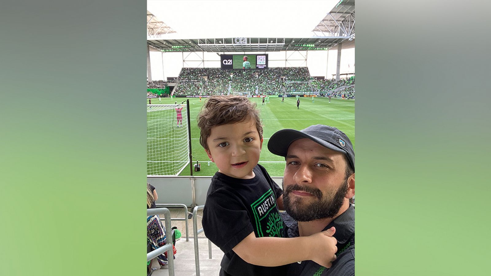 PHOTO: Two-year-old Luca has become one of soccer star Alex Morgan's biggest fans.