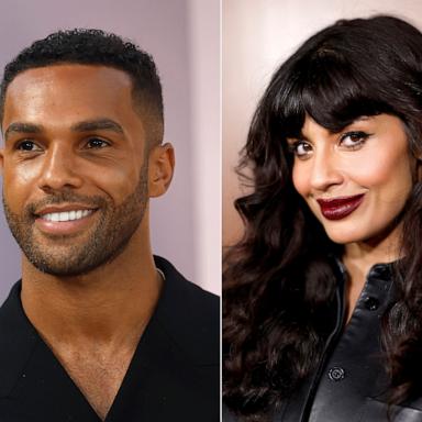 PHOTO: Lucien Laviscount attends an event on Aug. 14, 2024, in Los Angeles. | Jameela Jamil attends an event on March 7, 2024, in West Hollywood, Calif.