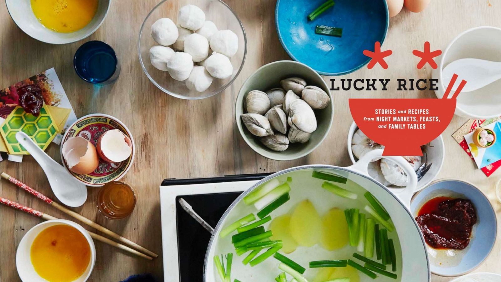 PHOTO: "Lucky Rice" cookbook cover by Danielle Chang.