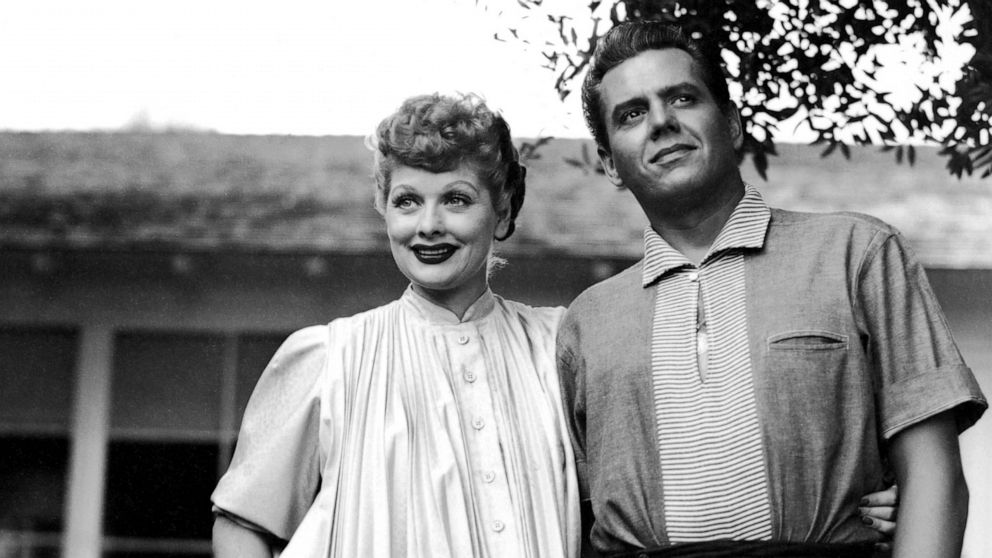PHOTO: A scene from the documentary "Lucy and Desi" is shown.