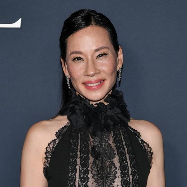Lucy Liu wows in sheer Zuhair Murad gown for 'Presence' NYC