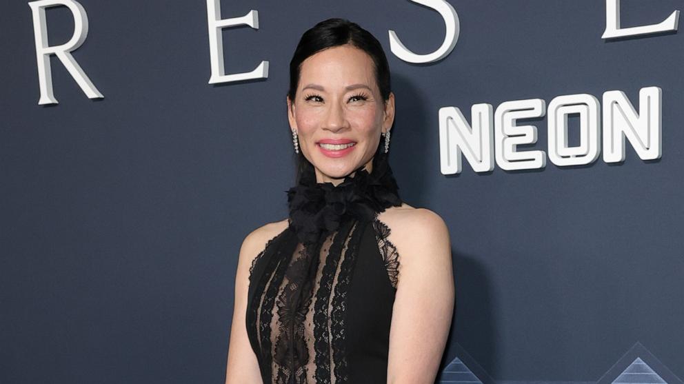 PHOTO: Lucy Liu attends the premiere of "Presence" at AMC Lincoln Square, Jan. 16, 2025, in New York. 