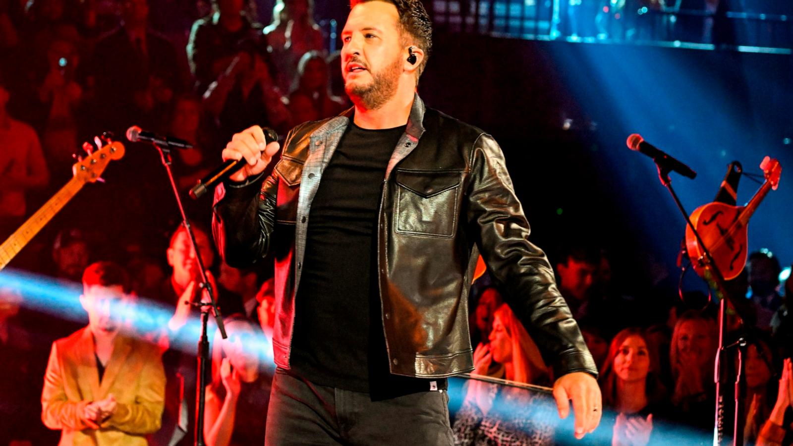 PHOTO: Luke Bryan performs onstage during the 57th Annual CMA Awards at Bridgestone Arena on November 08, 2023 in Nashville, Tennessee.