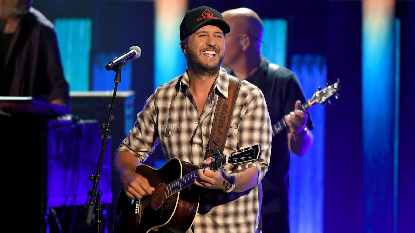 PHOTO: Luke Bryan performs onstage during the 55th Academy of Country Music Awards at the Grand Ole Opry, Sept. 14, 2020, in Nashville, Tenn.