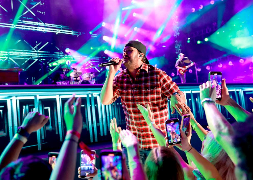 PHOTO: Luke Bryan performs onstage during the 2024 CMA Music festival at the Nissan Stadium on June 07, 2024 in Nashville, Tennessee.