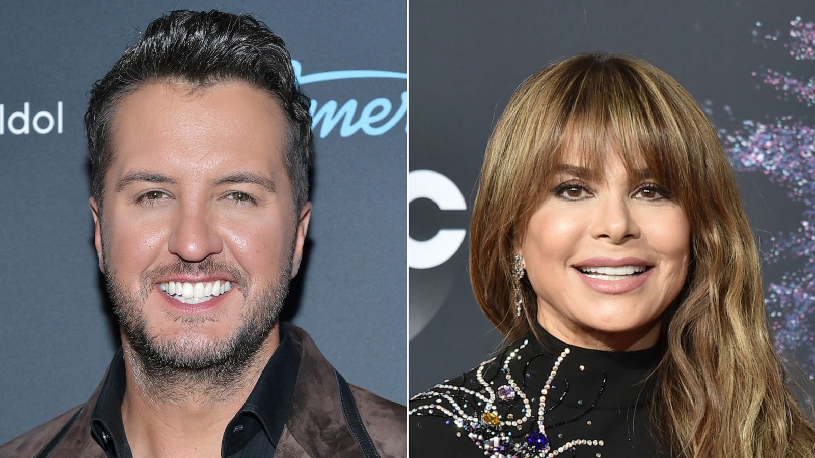 PHOTO: Luke Bryan attends ABC's "American Idol" Finale on May 19, 2019, in Los Angeles.|Paula Abdul attends the 47th Annual AMA Awards on Nov. 24, 2019, in New York.