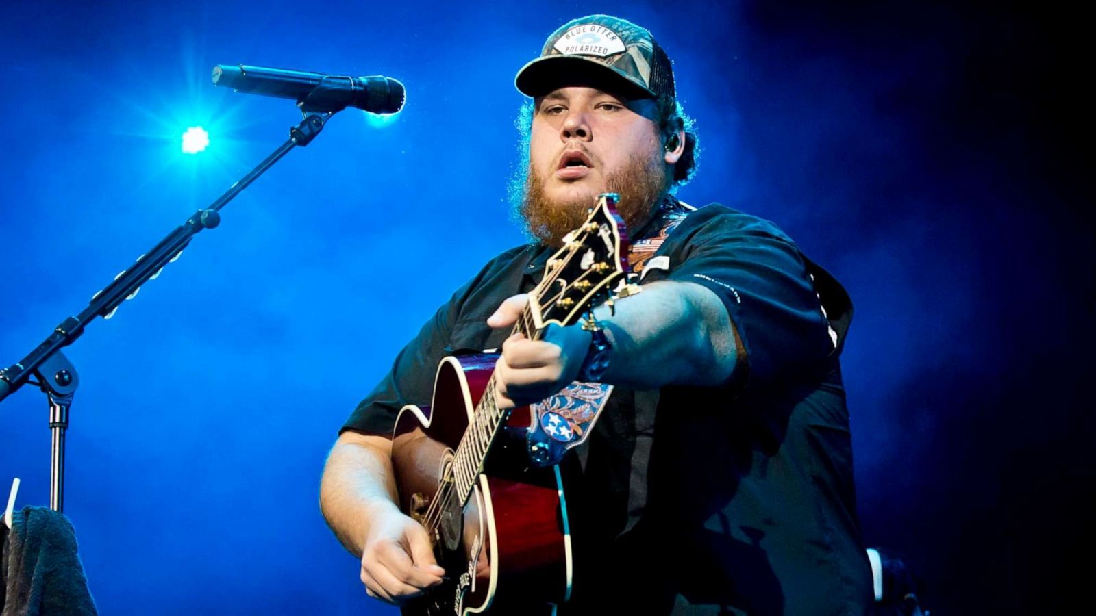 PHOTO: Luke Combs performs live on stage during a concert at the Country To Country Festival, March 6, 2020, in Berlin.