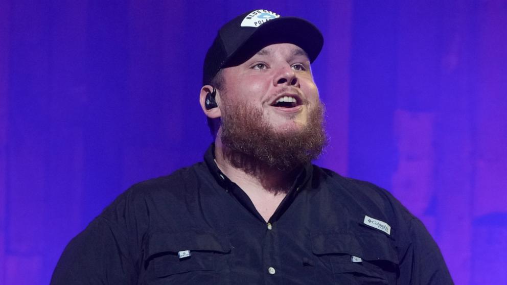 PHOTO: Luke Combs performs during the 2024 Mack, Jack & McConaughey Gala, April 25, 2024, in Austin, Texas. 