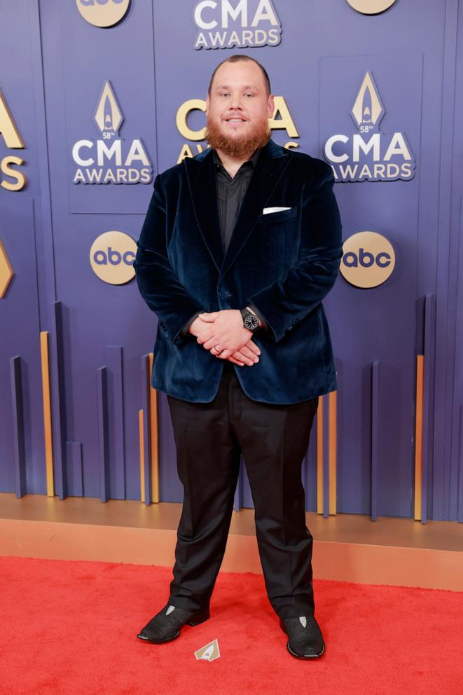 PHOTO: Luke Combs attends The 58th Annual CMA Awards, Nov. 20, 2024, in Nashville, Tenn.