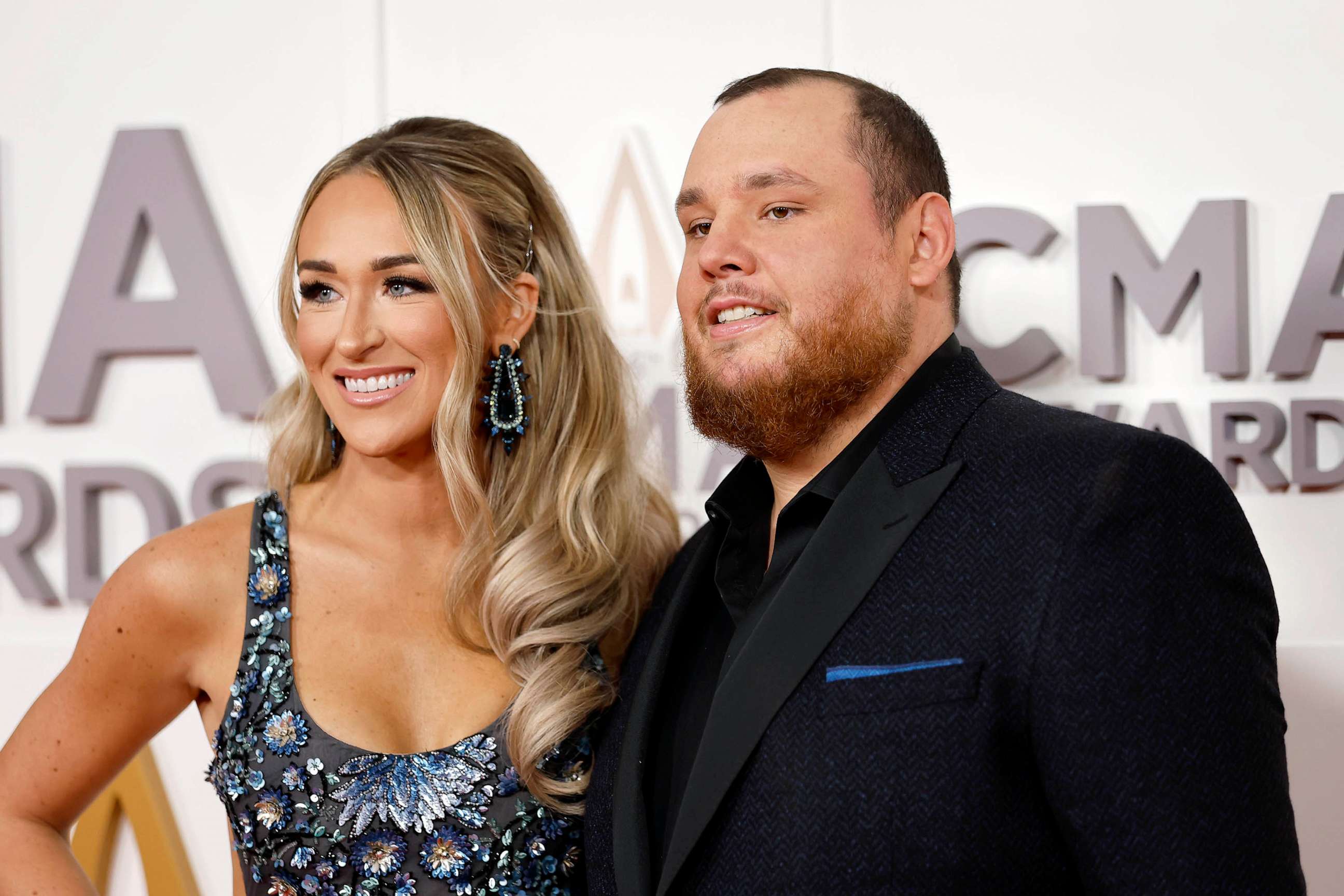 PHOTO: FILE - Nicole Hocking Combs and Luke Combs attend The 56th Annual CMA Awards at Bridgestone Arena, Nov. 09, 2022 in Nashville.
