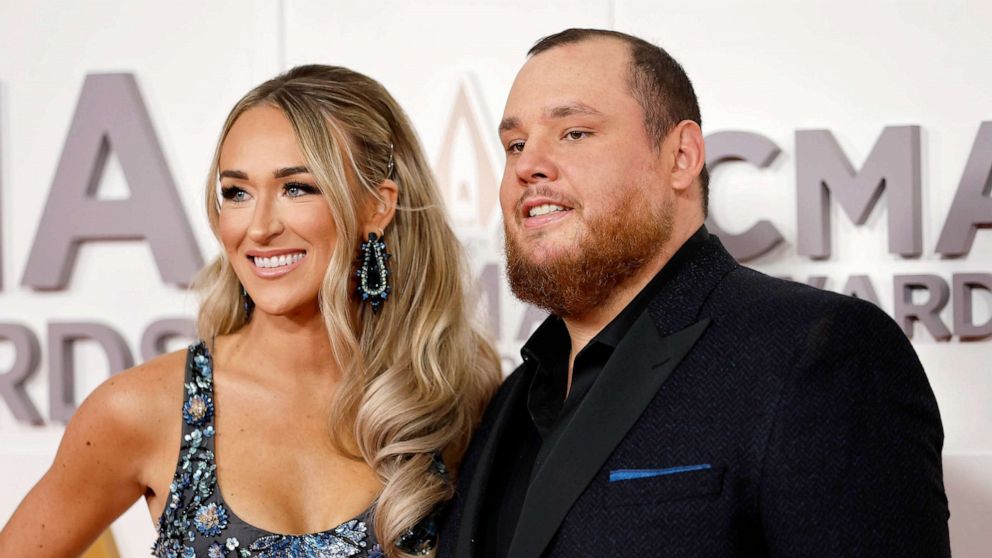 PHOTO: FILE - Nicole Hocking Combs and Luke Combs attend The 56th Annual CMA Awards at Bridgestone Arena, Nov. 09, 2022 in Nashville.