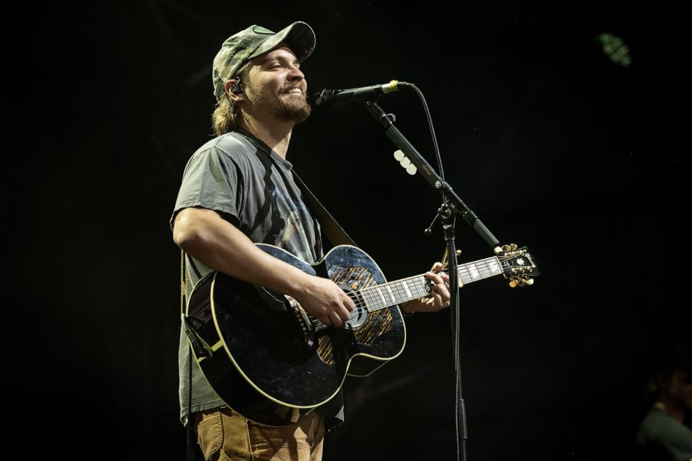 PHOTO: Luke Grimes performs during the 2024 Stagecoach Festival 