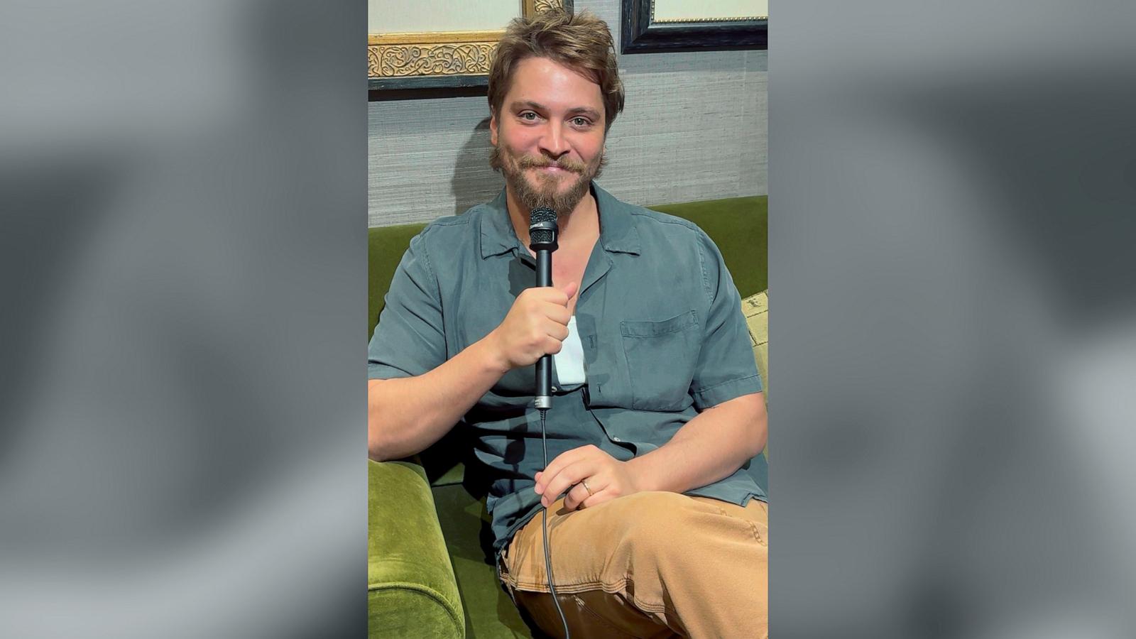 PHOTO: "Yellowstone" actor Luke Grimes backstage at the Grand Ole Opry on Nov. 15, in Nashville, Tenn.