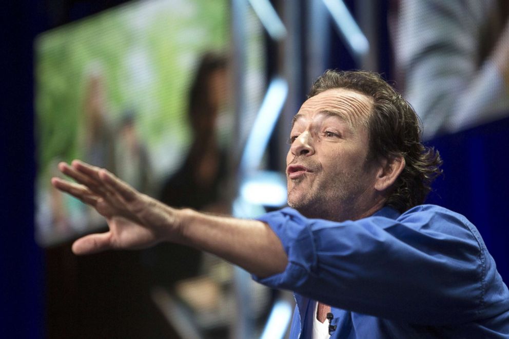 PHOTO: Luke Perry participates in a panel in Beverly Hills, Calif. July 30, 2015. 