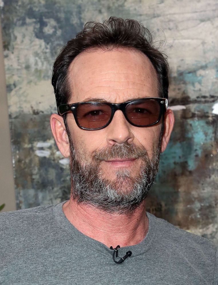 PHOTO: Actor Luke Perry visits Hallmark's 'Home & Family' at Universal Studios Hollywood, March 30, 2018, in Universal City, Calif.