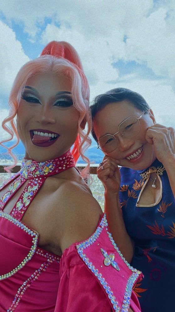 PHOTO: Drag performer, Lulu Lomein shared the story behind a viral video of grandma Anna seeing her for the first time.