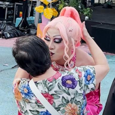 PHOTO: Drag performer, Lulu Lomein shared the story behind a viral video of grandma Anna seeing her for the first time.