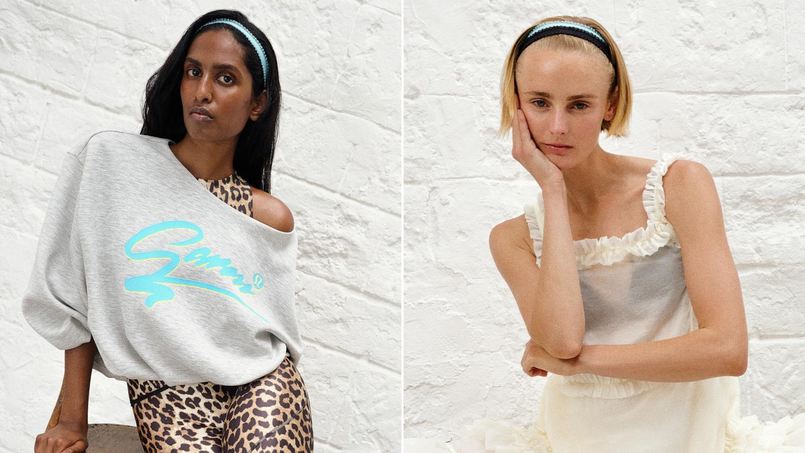 PHOTO: GANNI x lululemon is available to shop now.