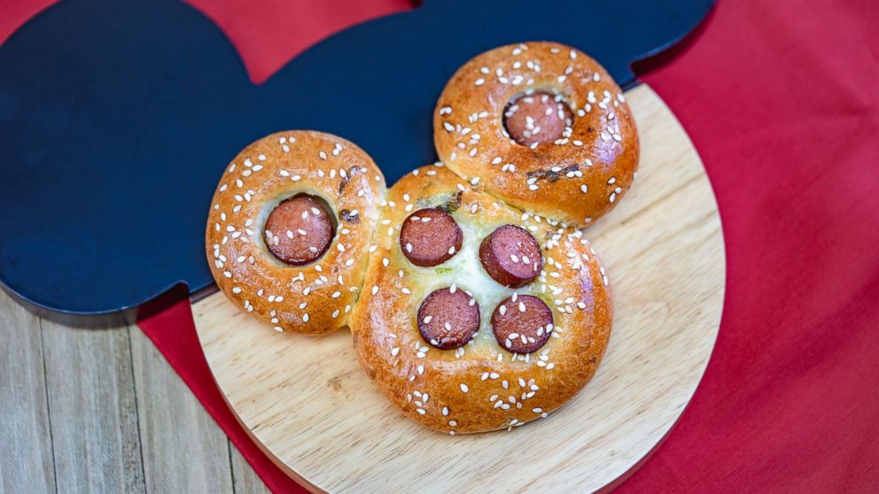 PHOTO: Celebrate the Lunar New Year in Disney California Adventure Park with the Mickey Chinese Hot Dog Bun.