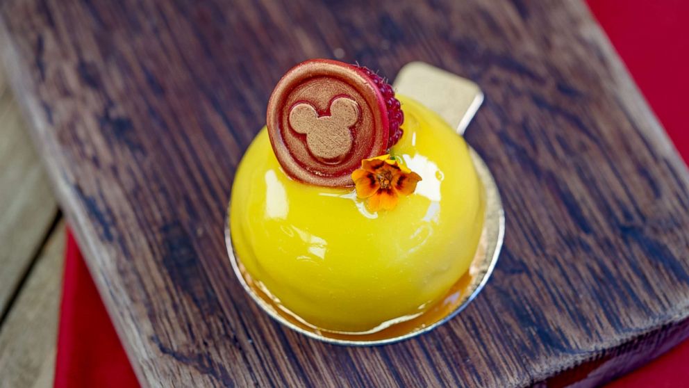 PHOTO: This sweet Mango Mousse can be found at the Paradise Garden Grill in the Disney California Adventure Park.