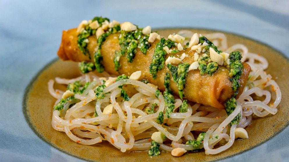 PHOTO: Disney California Adventure Park is serving up Vegetable Egg Roll and Chilled Sesame-Garlic Noodle for its Lunar New Year celebrations.