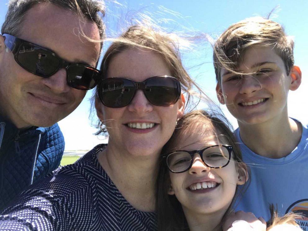 PHOTO: Heather Stouffer of Alexandria, Va., founder of Mom Made Foods, is pictured in this undated photo with her husband, Craig and children, Emory, 14 and Audrey, 9.