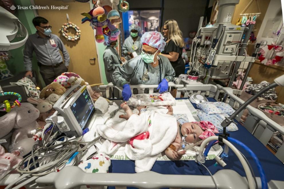 PHOTO: Kylie Overfield underwent a double lung transplant at Texas Children’s Hospital on April 17, 2024.