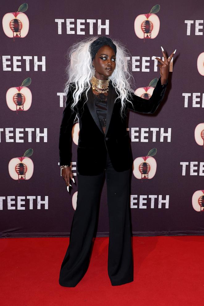 PHOTO: Lupita Nyong’o attends "Teeth" Broadway Opening Night at New World Stages Oct. 31, 2024 in New York City.