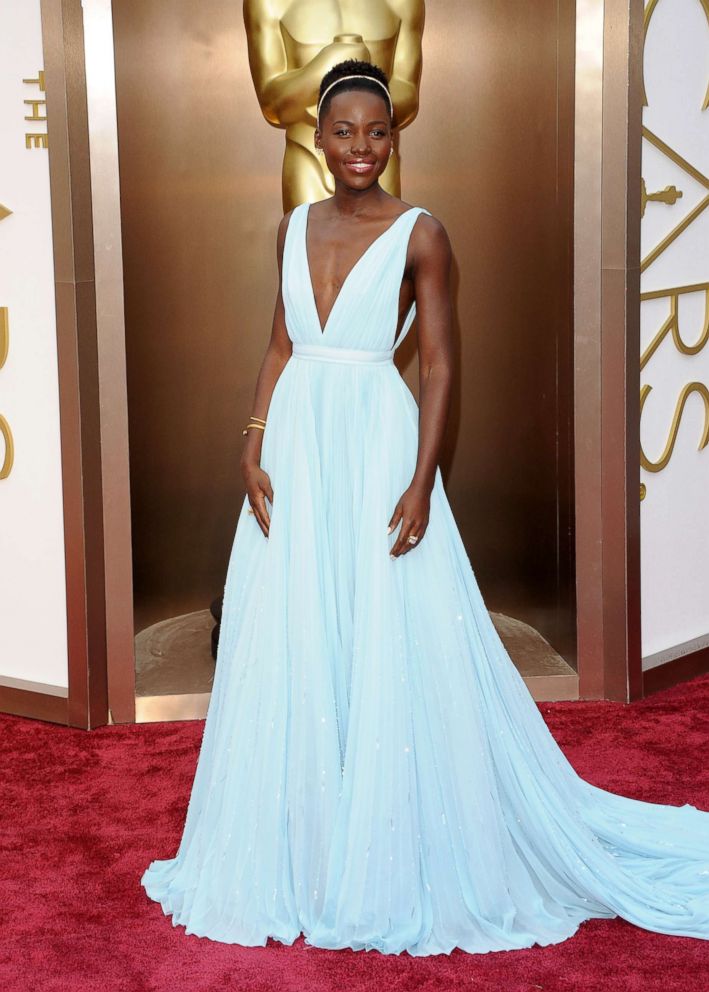 PHOTO: Lupita Nyong'o arrives at the 86th annual Academy Awards.