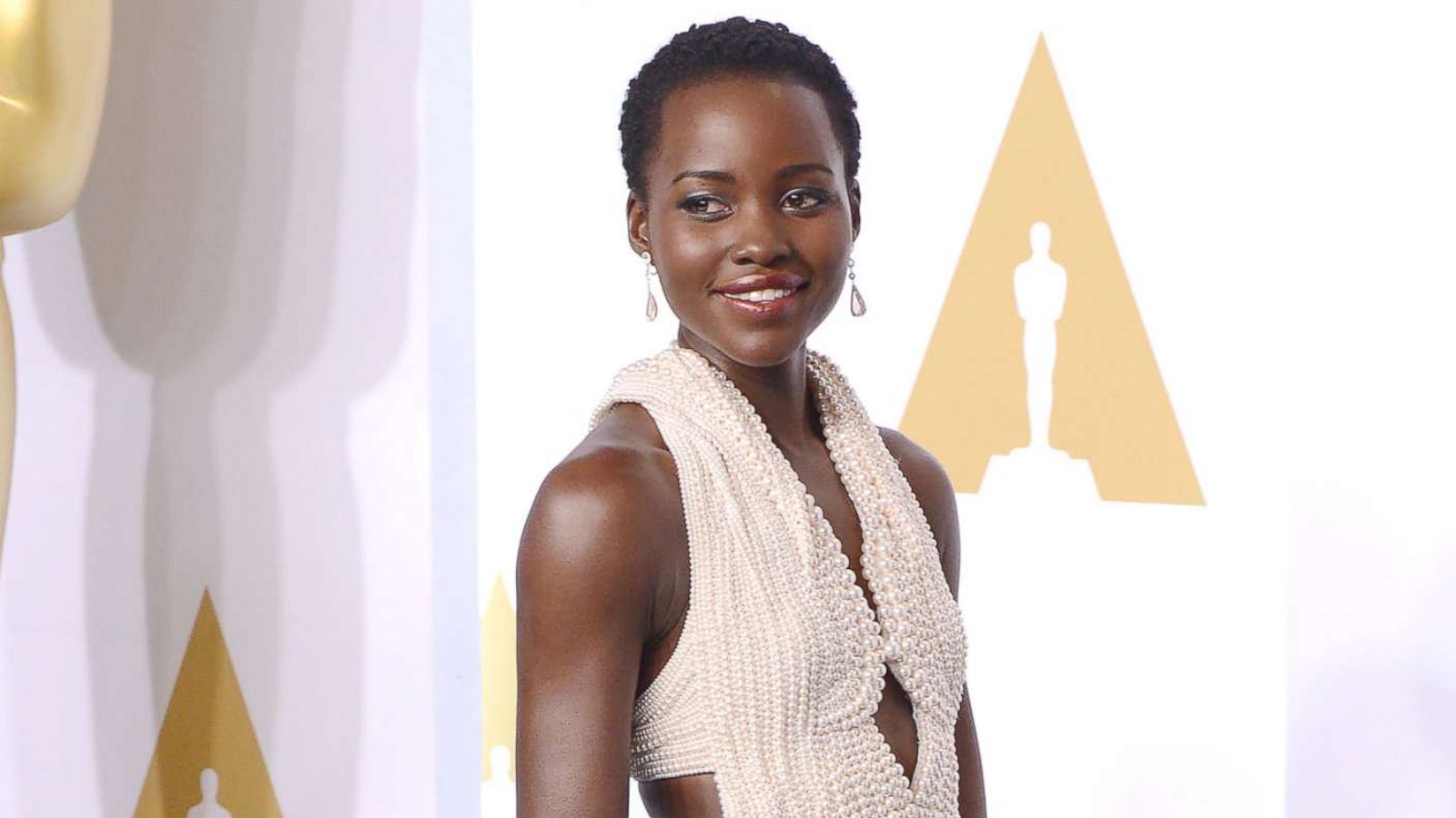 PHOTO: Lupita Nyong'o poses in the Press Room during the 87th Annual Academy Awards in Hollywood, Calif., Feb. 22, 2015.