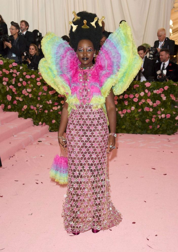 PHOTO: Lupita Nyong'o attends the 2019 Met Gala Celebrating Camp: Notes on Fashion at the Metropolitan Museum of Art, May 6, 2019, in New York City.