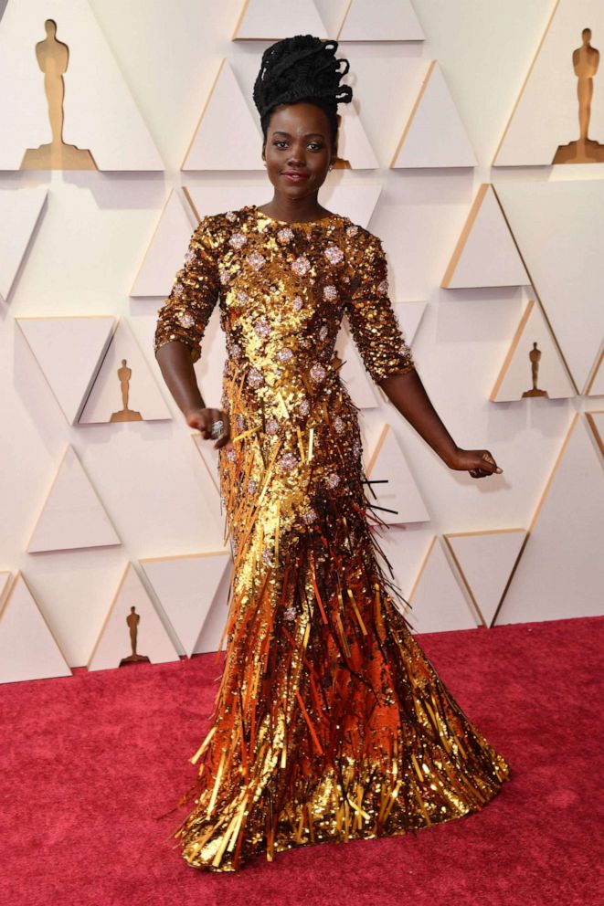 PHOTO: Lupita Nyong'o attends the 94th Oscars at the Dolby Theatre in Hollywood, California on March 27, 2022.