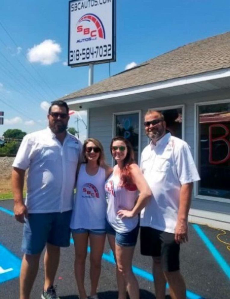 PHOTO: From left to right is Derrick Thomas, Whitney Thomas, Jennifer Witkowski, Beau Witkowski.  All of them are Owners of SBC Autos, LLC in Bossier City, Louisiana.