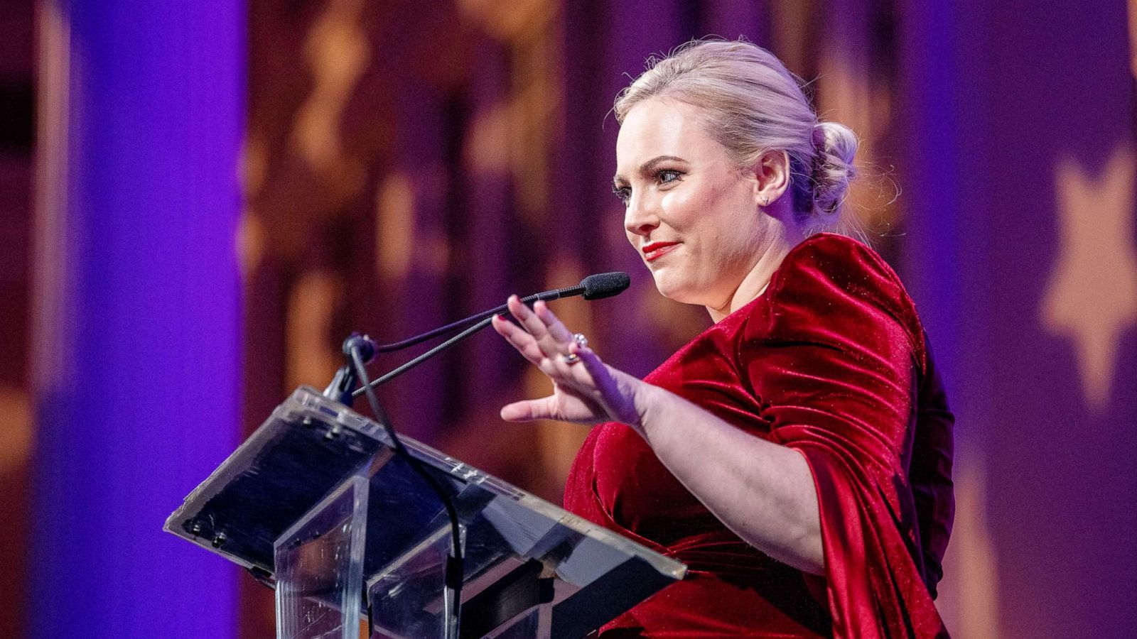 PHOTO: Host Meghan McCain at Cipriani South Street on Nov. 20, 2019 in New York City.