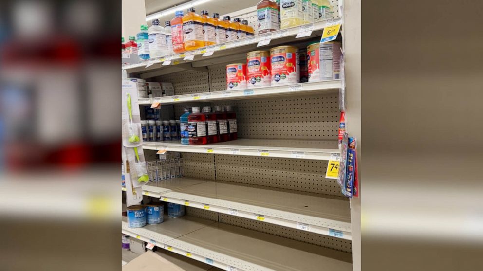 PHOTO: Mac Jaehnert told "GMA" that he and his wife have had to deal with the baby formula shortage ever since their daughter was released from the NICU in March.