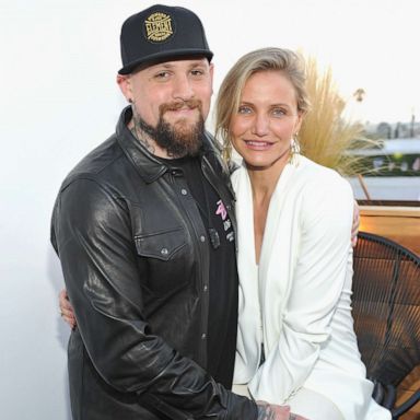 PHOTO: Benji Madden and Cameron Diaz attend House of Harlow 1960 x REVOLVE, June 2, 2016, in Los Angeles.