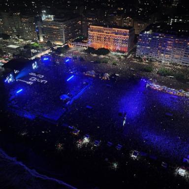 PHOTO: Madonna performed in front of 1.6 million fans on Copacabana Beach in Rio de Janeiro on May 4, 2024.