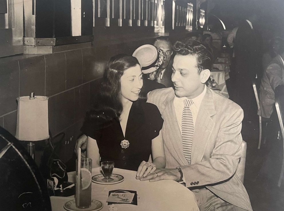PHOTO: Bill's grandparents -- Marie D'Alessandro Donato and Anthony James Donato -- visited New York City for their honeymoon in May 1952.