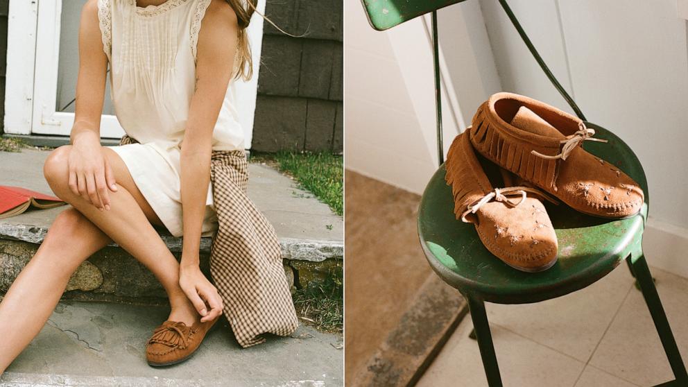 PHOTO: Minnetonka x Madewell: Shop the beautiful shoe collaboration