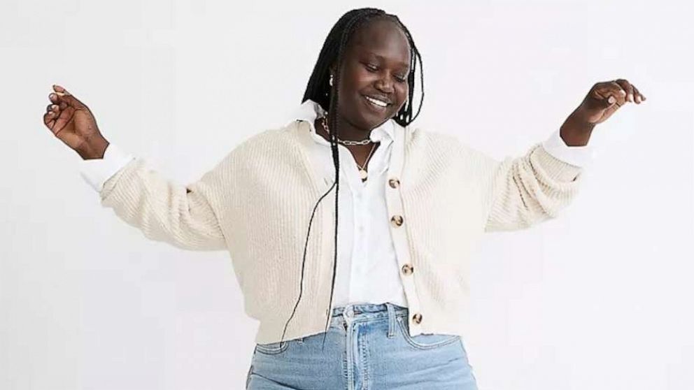Madewell Plus Greywood Crop Cardigan Sweate