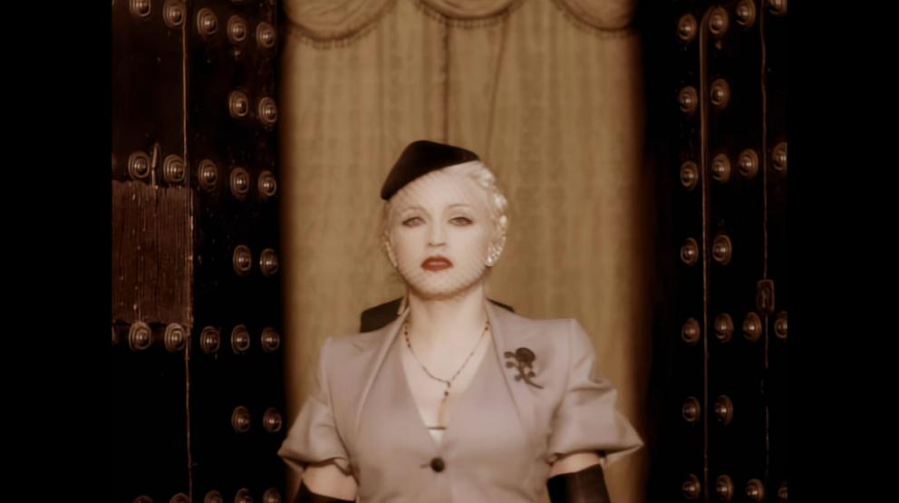 PHOTO: Madonna in Take A Bow official music video.