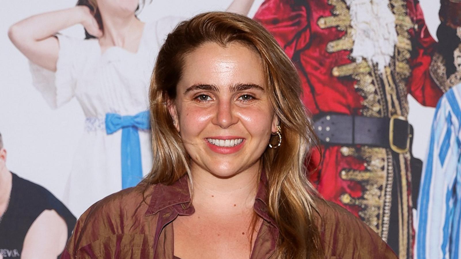 PHOTO: Mae Whitman attends the opening night performance of "Peter Pan Goes Wrong" at Ahmanson Theatre on Aug. 11, 2023 in Los Angeles.