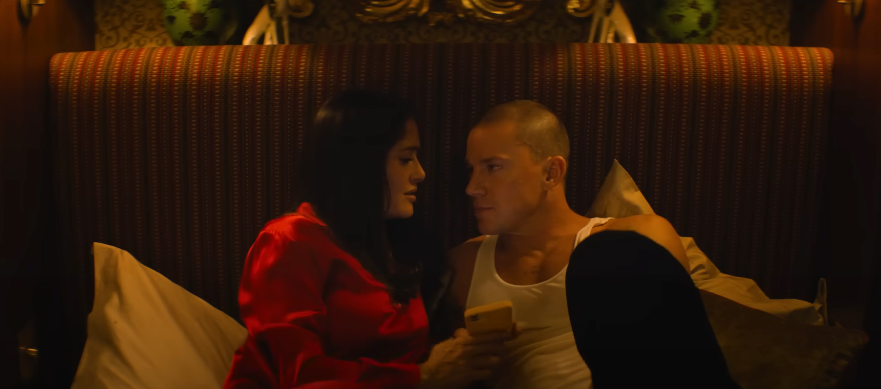 PHOTO: Salma Hayek and Channing Tatum are shown in a screen grab from the trailer for the movie "Magic Mike's Last Dance."