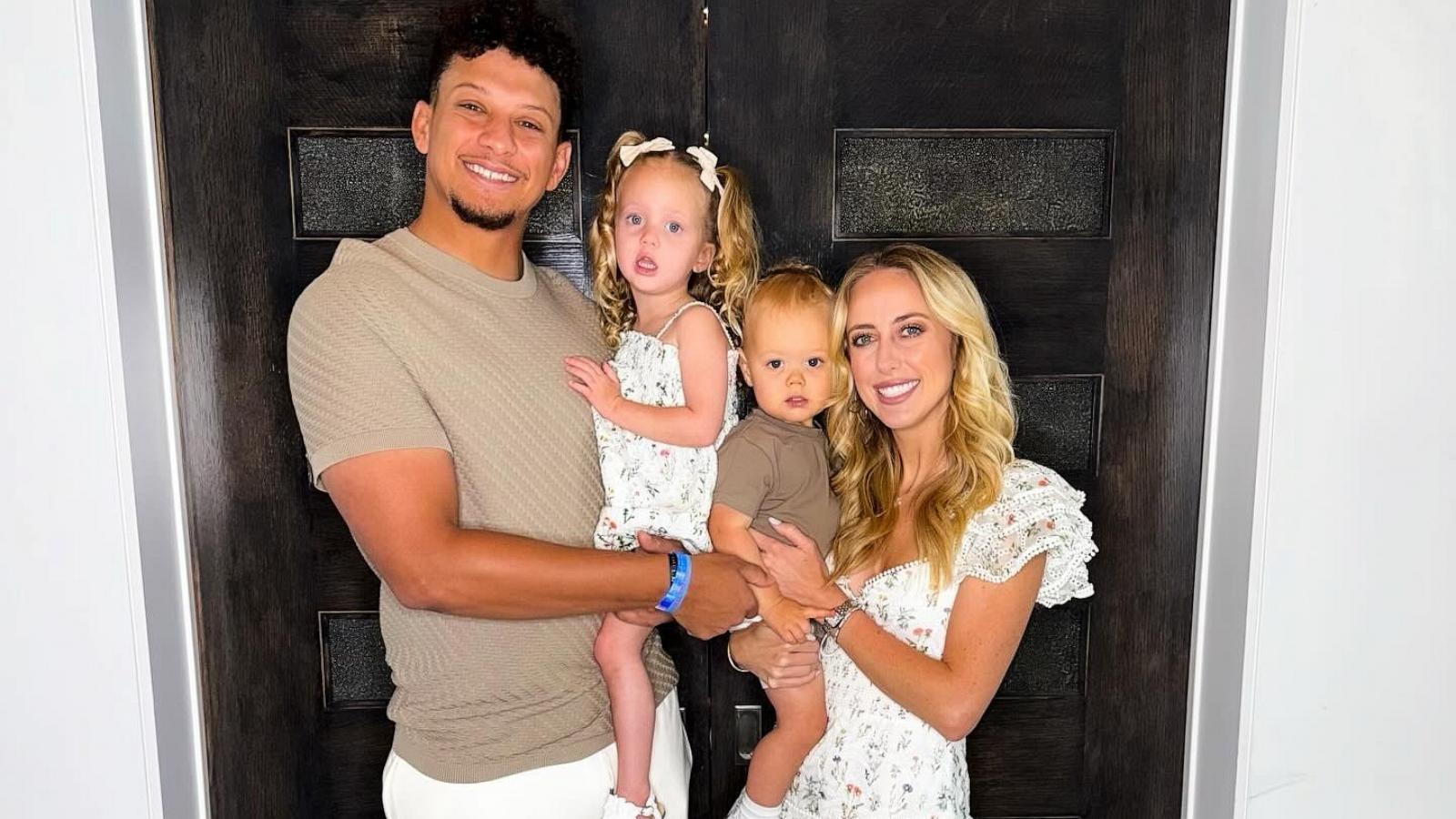 PHOTO: Brittany Mahomes shared a family photo on Instagram on Mother's Day, writing, "Being a Mom is the best title could ever have."
