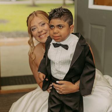 PHOTO: Kaci Wilson met Salah Ahmad, the recipient of her late son's heart.