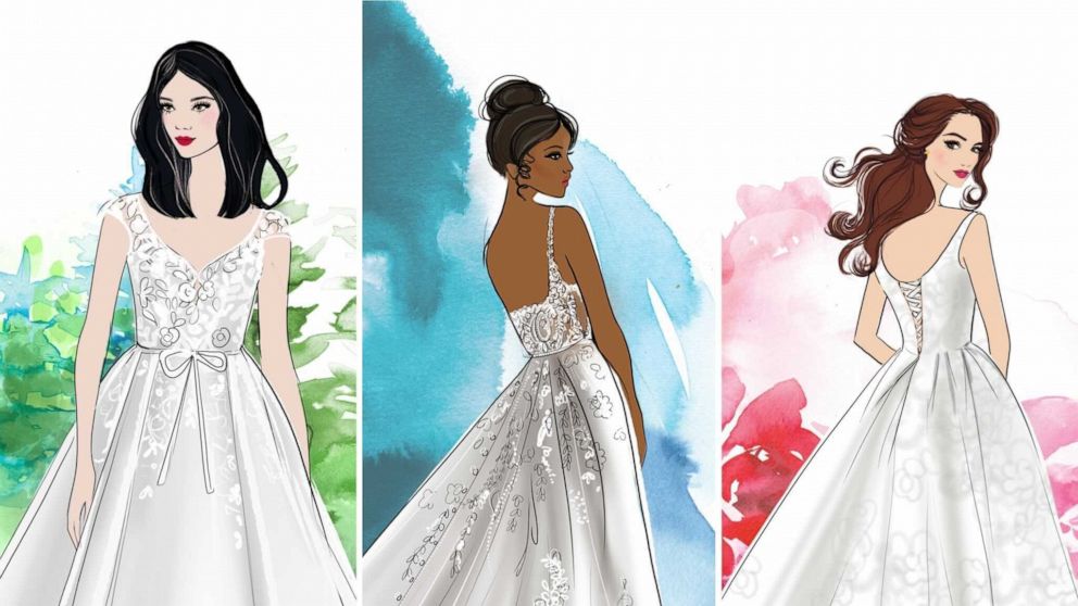 PHOTO: Disney has unveiled its latest 2022 Disney Fairy Tale Weddings Bridal Collection featuring modern, on-trend dresses that capture the spirit of Disney's most beloved princesses. 