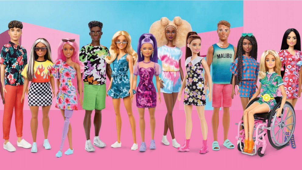 Mattel's latest lineup of diverse dolls includes a Barbie with hearing aids  - ABC News